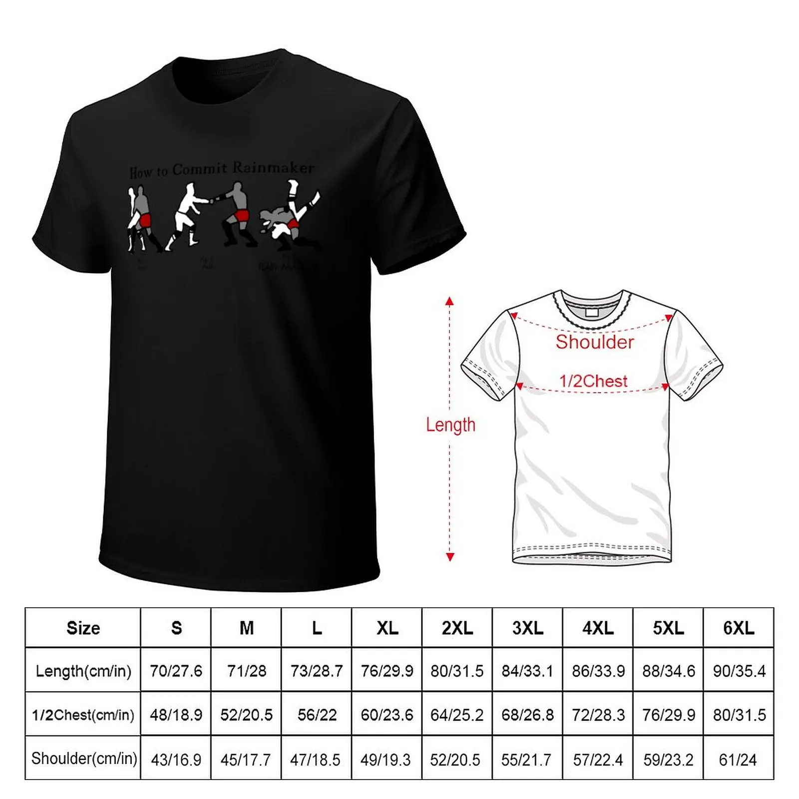 How to Commit Rainmaker T-Shirt plus size clothes Blouse quick-drying anime tshirt mens graphic t-shirts hip hop