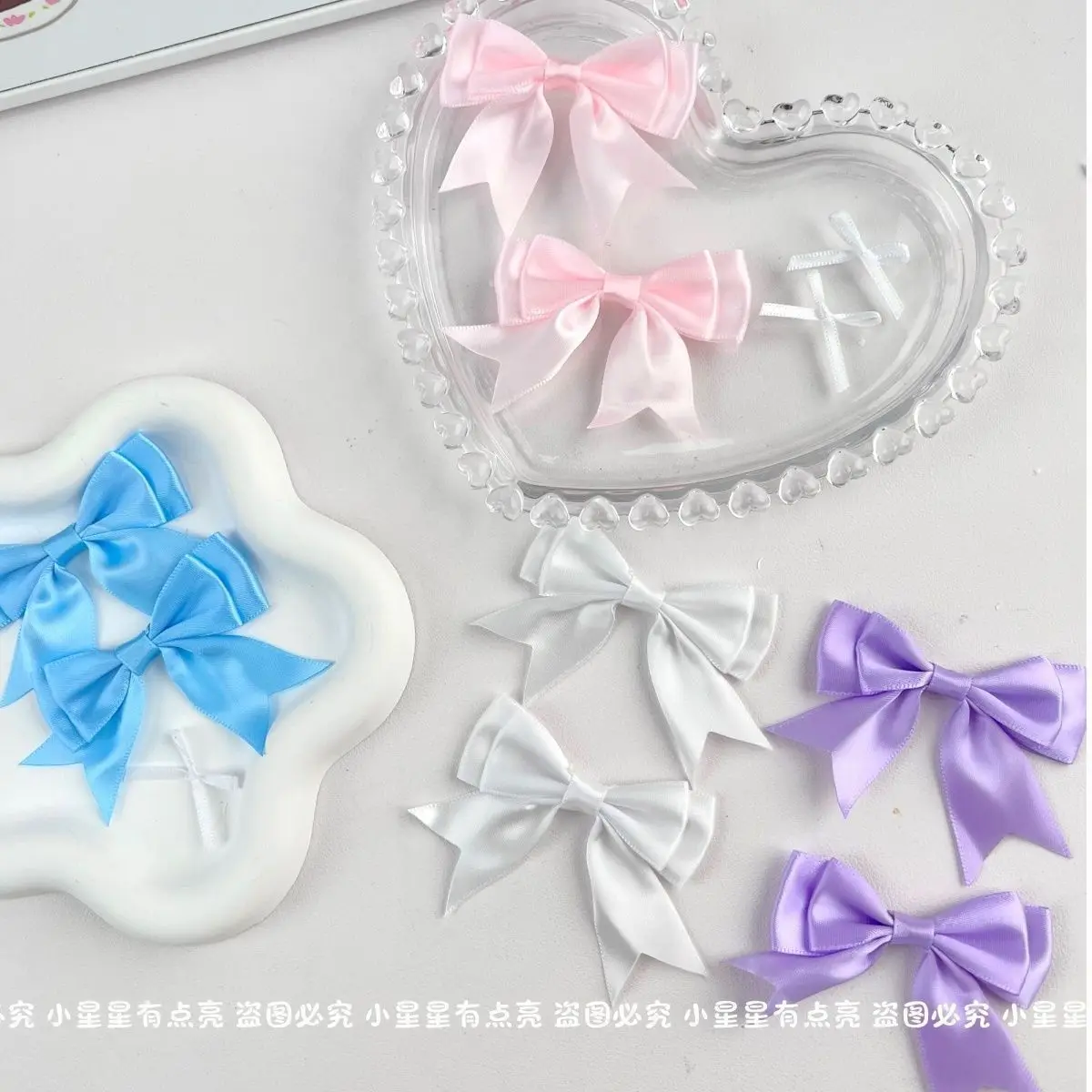 High-value INS style double-layer swallowtail bow decorations, cards, clothing accessories, DIY handmade accessories