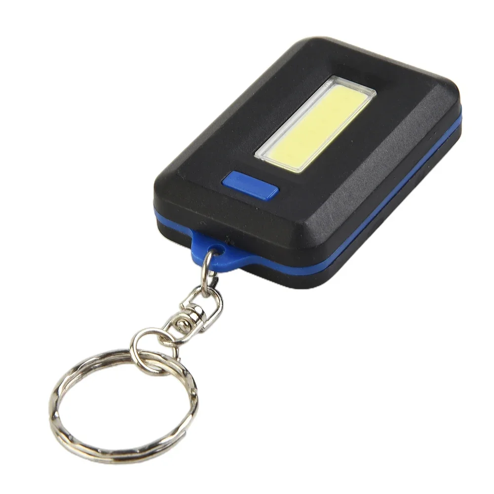 Brilhante LED Keychain lanterna, fácil de operar, montanhismo tocha, caminhada noturna, 3 modos de luz, 1 pc