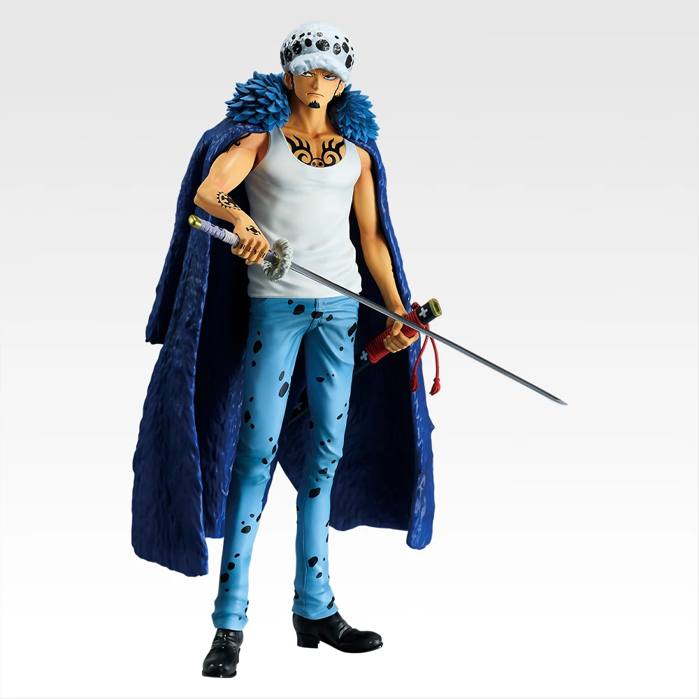 Ichiban Kuji قطعة واحدة القانون غير القابل للكسر Donquixote Doflamingo Corazon Bepo Corazon Trafalgar.Law أنيمي نموذج لجسم الهدايا