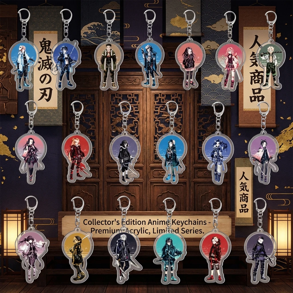 

Акриловый брелок Demon Slayer Kimetsu no Yaiba с изображением Камадо Танджиро, Агацумы Зеницу, Незуко — аниме-мерч, подарок для косплея, коллекционный предмет