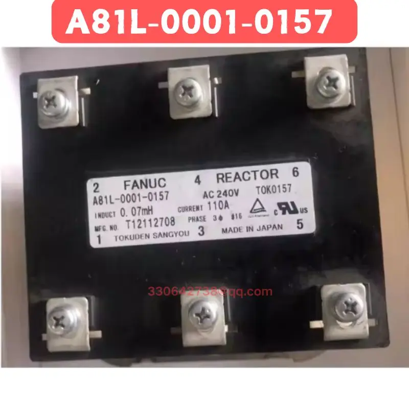 

Used FANUC A81L-0001-0157 A81L 0001 0157 Reactor Tested OK