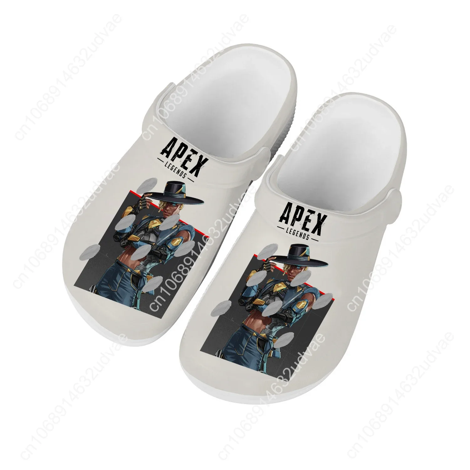 A-Apex Legends Water Shoes Mens Womens High Quality Fashion Home Garden Clogs Customizd Sandals Beach Breathable Hole Slippers