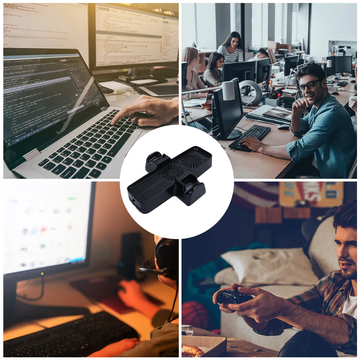 1Pcs Gaming Console Fan Bracket Cooling Stand Compatible with Xbox 360 Enhanced Heat Dissipation Stable Fan Mounting Base