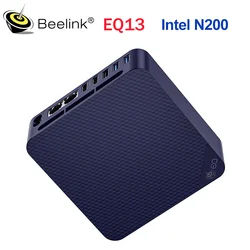 New Beelink N200 Mini PC EQ13 N100 16G500G SSD Support 4K Dual HDMI WIFI6 BT5.2 Quiet Office Desktop Computer VS EQ12 DDR5