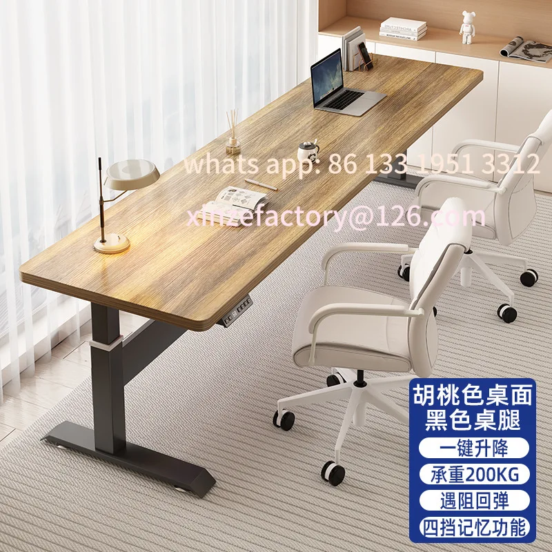 Desk student home study table can be raised and lowered bedroom simple modern white desk