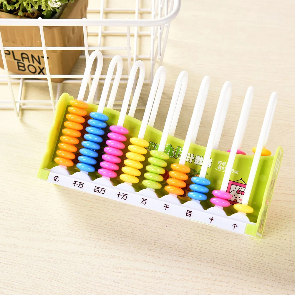 Compteur de perles pour enfants, calcul des nombres mathématiques, cadre de comptage éducatif, apprentissage des couleurs aléatoires, compétences de calcul