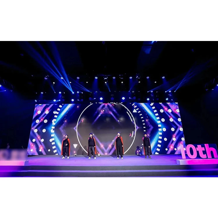 شاشة LED للإيجار، شاشة عرض فيديو ملونة كاملة داخلية، كشك DJ محمول، شاشة عرض LED محمولة