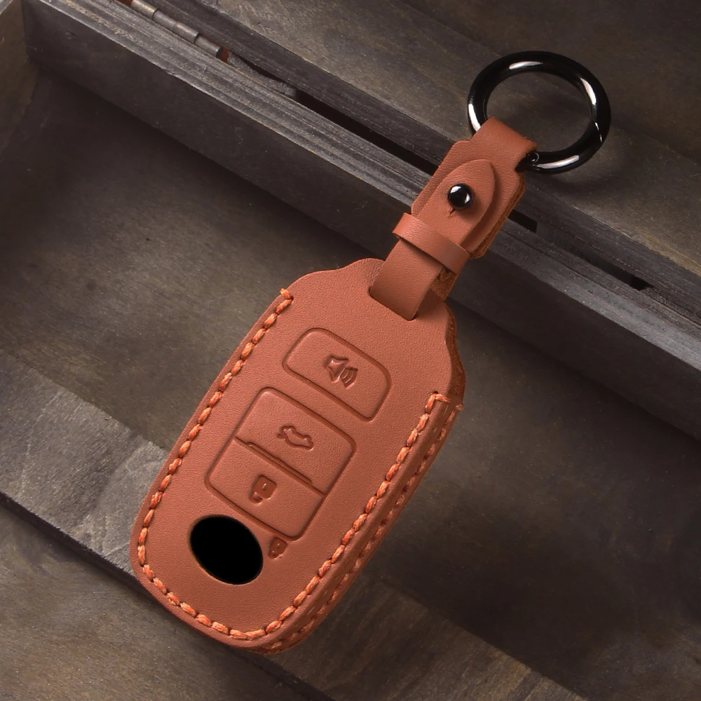 Кожаный чехол для смарт-автомобильного ключа с 2 3 4 5 кнопками для Toyota Perodua Malaysia, защита для автомобильного ключа, чехол для автомобильного ключа