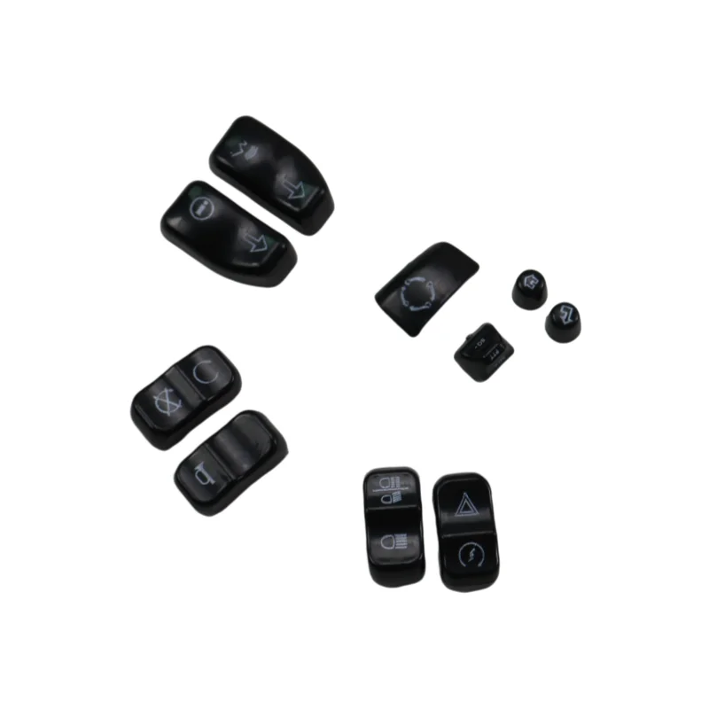 

Motorcycle ABS Handlebar Control Switch Caps Kit for Harley Road Glide Electra Glide 2014-2016 FLHT FLHX FLHR