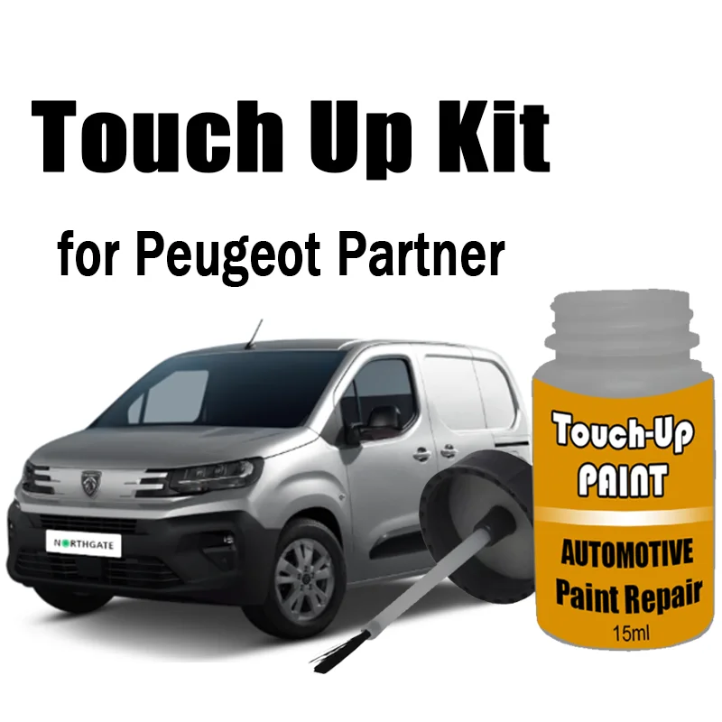 

Car Touch-Up Paint Kit (with brush) for Peugeot Partner Paint Scratch Remover Car Paint Care Accessories