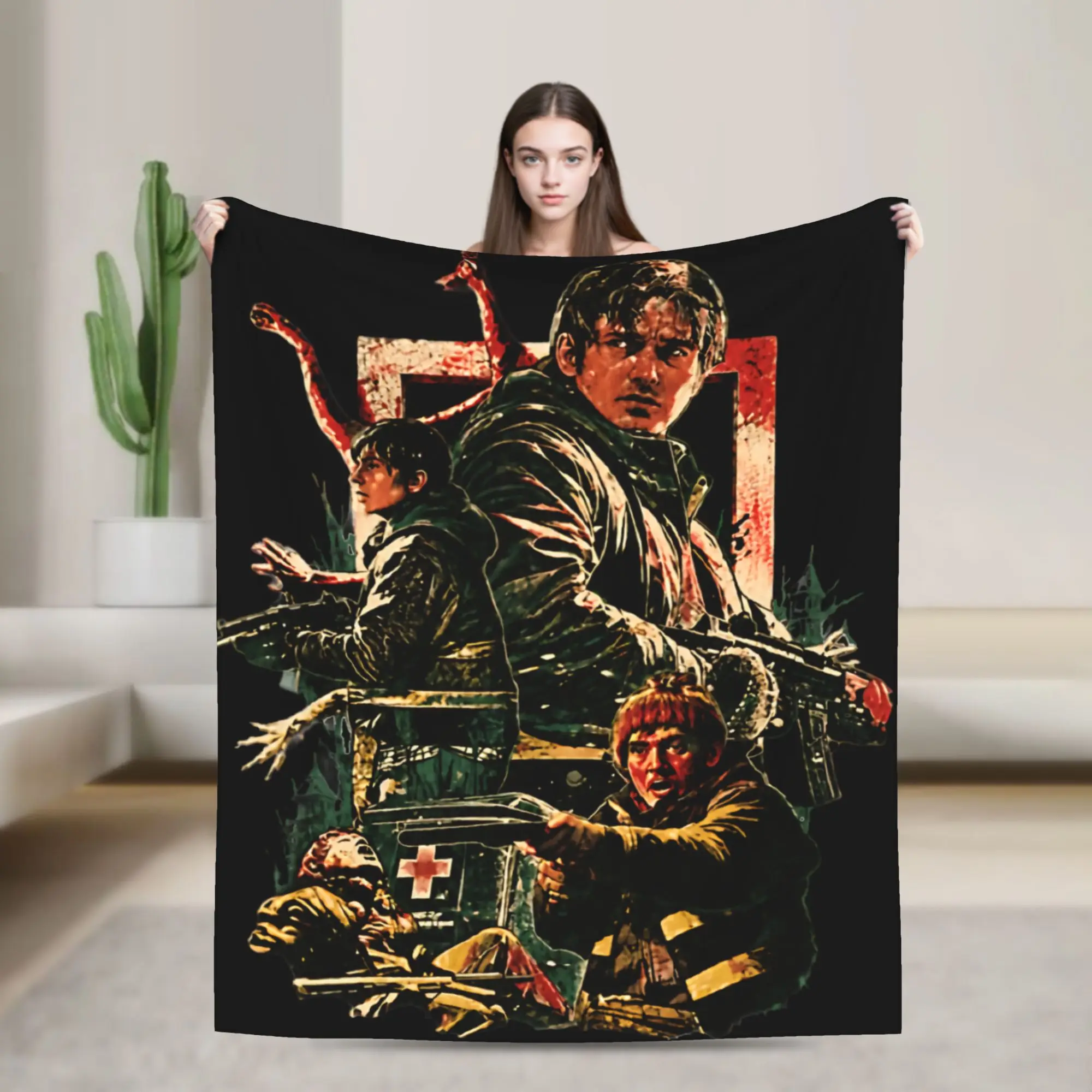 Bryan 2026 RE Horror Movie Blanket Flannel  Soft Throw Blankets for Car Sofa Couch Bedroom Quilt