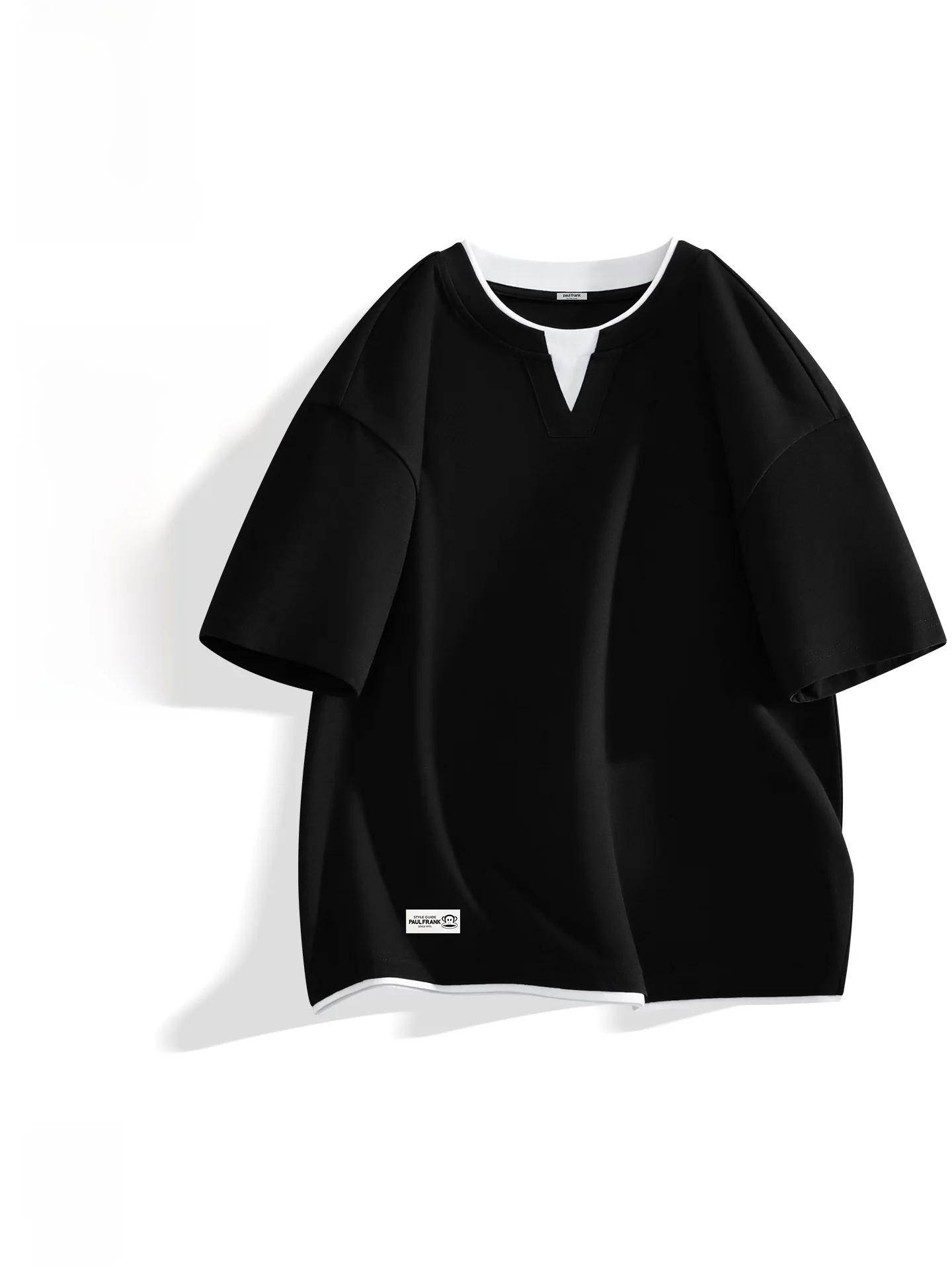 

Новая летняя мужская футболка с коротким рукавом из чистого хлопка, повседневная, удобная, дышащая, с V-образным вырезом