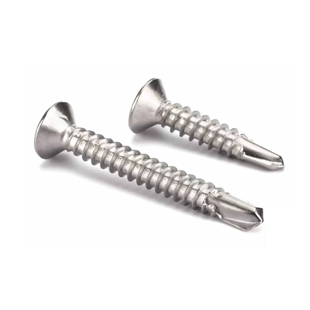 410 Stainless Steel Cross Countersunk Head Self Drilling Self Tapping Screw, Dovetail Thread M4.2 M4.8