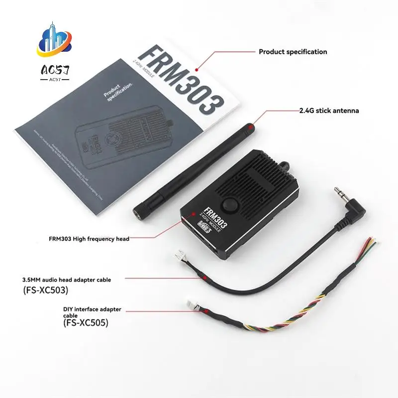 

AC57-FLYSKY FRM303 2.4Ghz High-Frequency Module For Various Remote Controls, Enhanced Signal Stability
