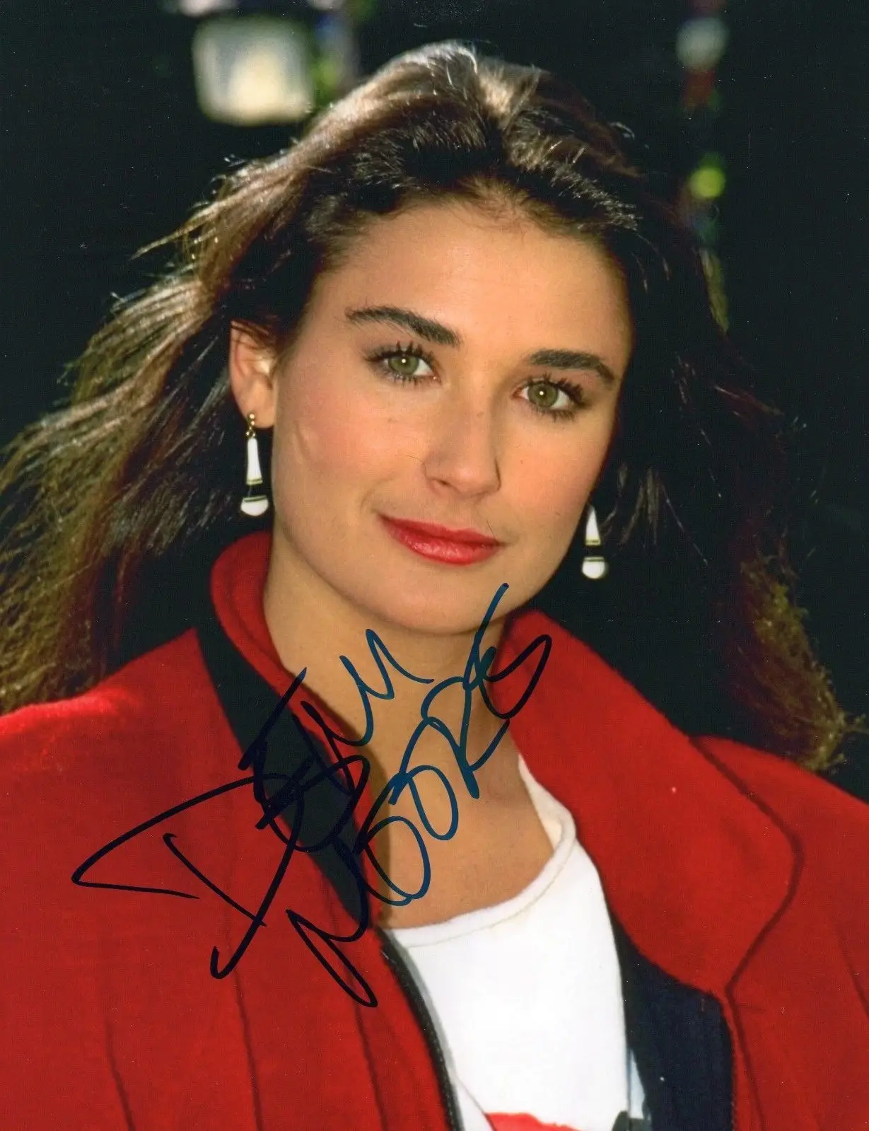 DEMI MOORE AUTOGRAPHED SIGNED PHOTO PRINT Posters Wall Art Rome Decoration