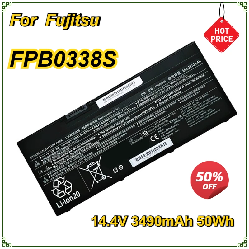 

FPB0338S FMVNBP247 FPCBP529 Laptop Battery for FUJITSU LifeBook E559 E459 E549 E548 E449 FMVNBP248 CP721834-01 3490mAh 50WH