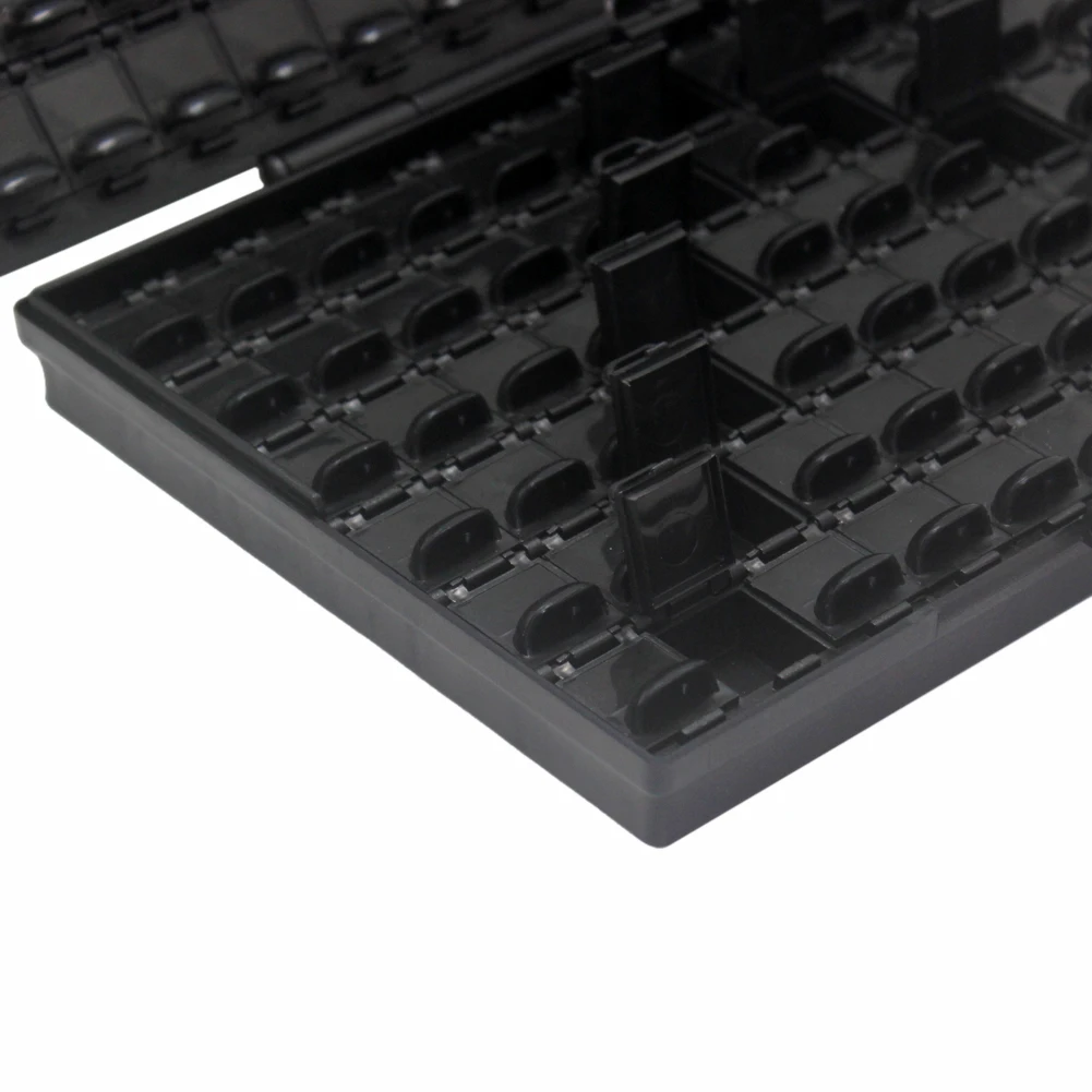 6pcs AideTek BOX-ALL-144 ESD Safe SMD Storage IC Box W/144 Bins Anti-statics SMD SMT Organizer Transistor Plastic Toolbox
