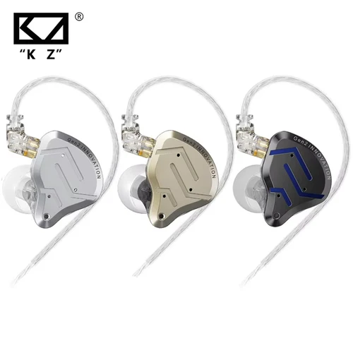 KZ ZSN Pro 2 auriculares intrauditivos híbridos de Metal auriculares de graves HIFI auriculares deportivos con cancelación de ruido
