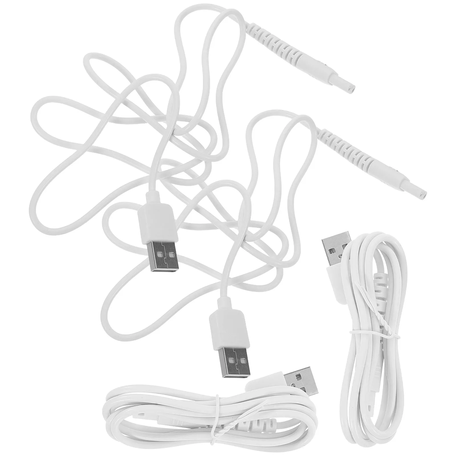4Pcs Water Flosser USB Charging Cable Portable Replacement Cord Stable Power Supply for Oral Care