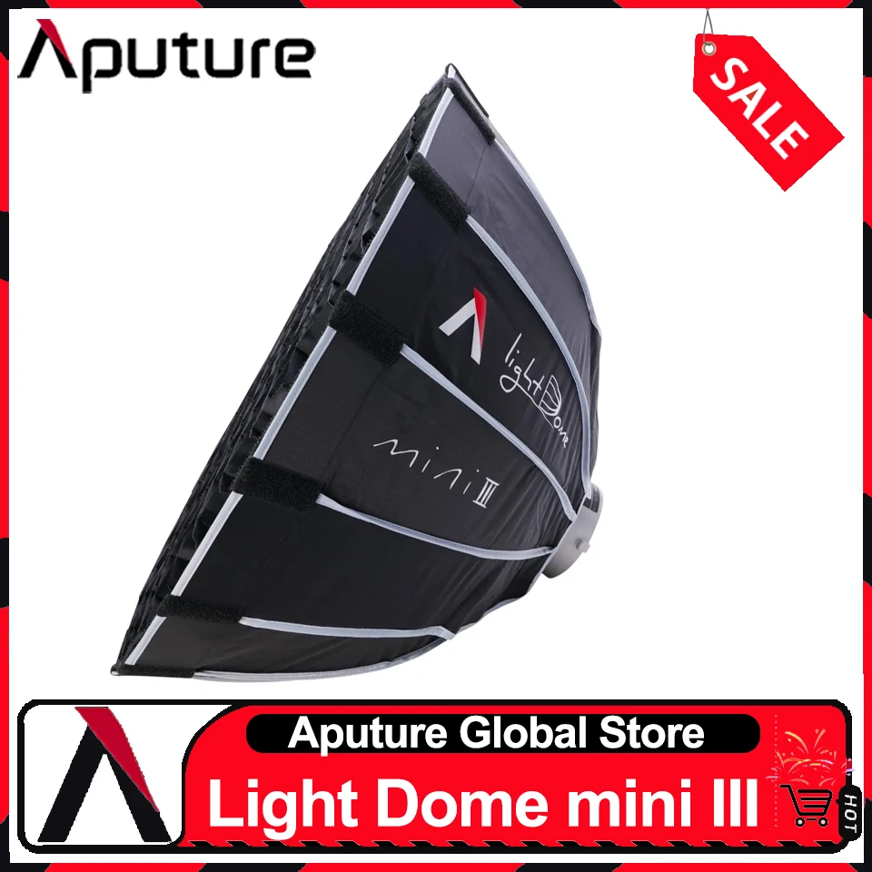 

Aputure Light Dome Mini III Circular Softbox for Bowens Mount Lights Foldable Quick-setup Softbox