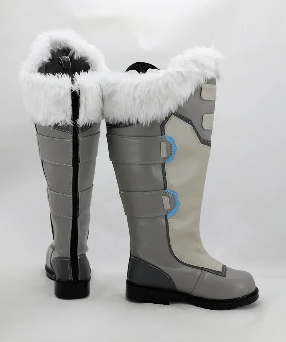 Overwatchs soldado 76 mei cosplay botas longas feitas sob encomenda anime jogo traje sapatos para homens mulheres halloween