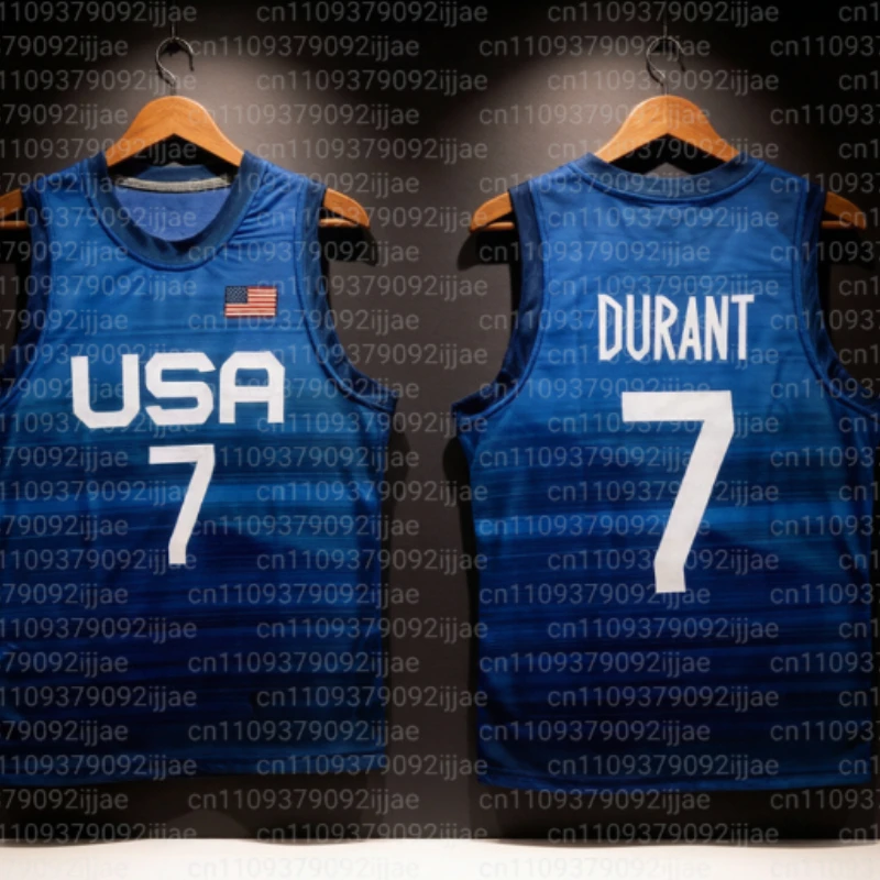 

Новая летняя спортивная форма для родителей и детей, баскетбольная форма для команды США, быстросохнущая дышащая тонкая майка для занятий спортом на открытом воздухе