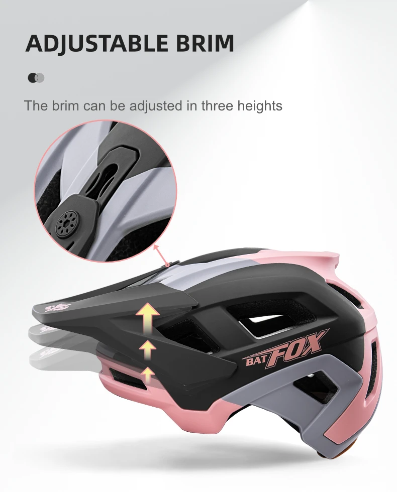 BATFOX Fahrradhelm Bestseller mit Belüftungssystem und Poröser Anpassungsfunktion für Rennrad und MTB, Sicherheitshelm für Radfahrer – Detail 10