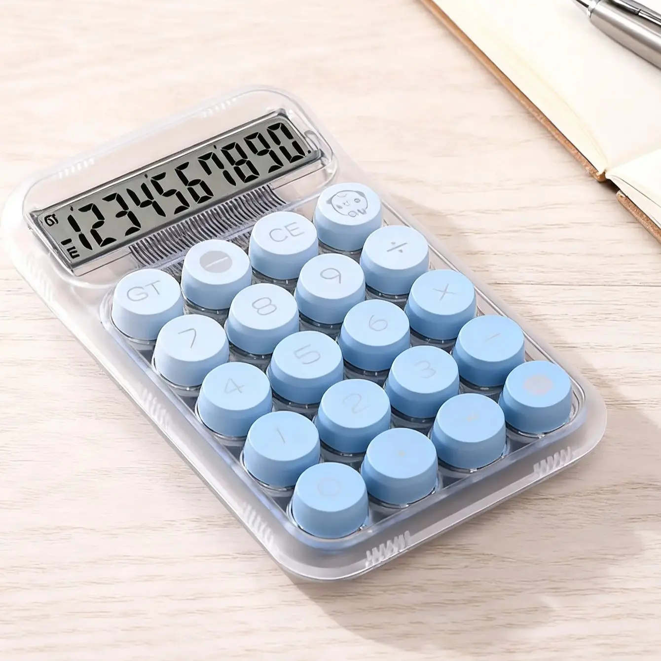 آلة حاسبة متدرجة شفافة | قيمة جاو يان + ميزة محمولة لتكيف امتحان الطالب #1