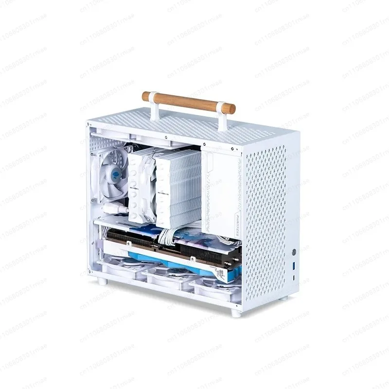 Aluminum Alloy Portable A4 Mini PC Case P80 K88 C2 Water-Cooled High Power mATX/ITX Chassis