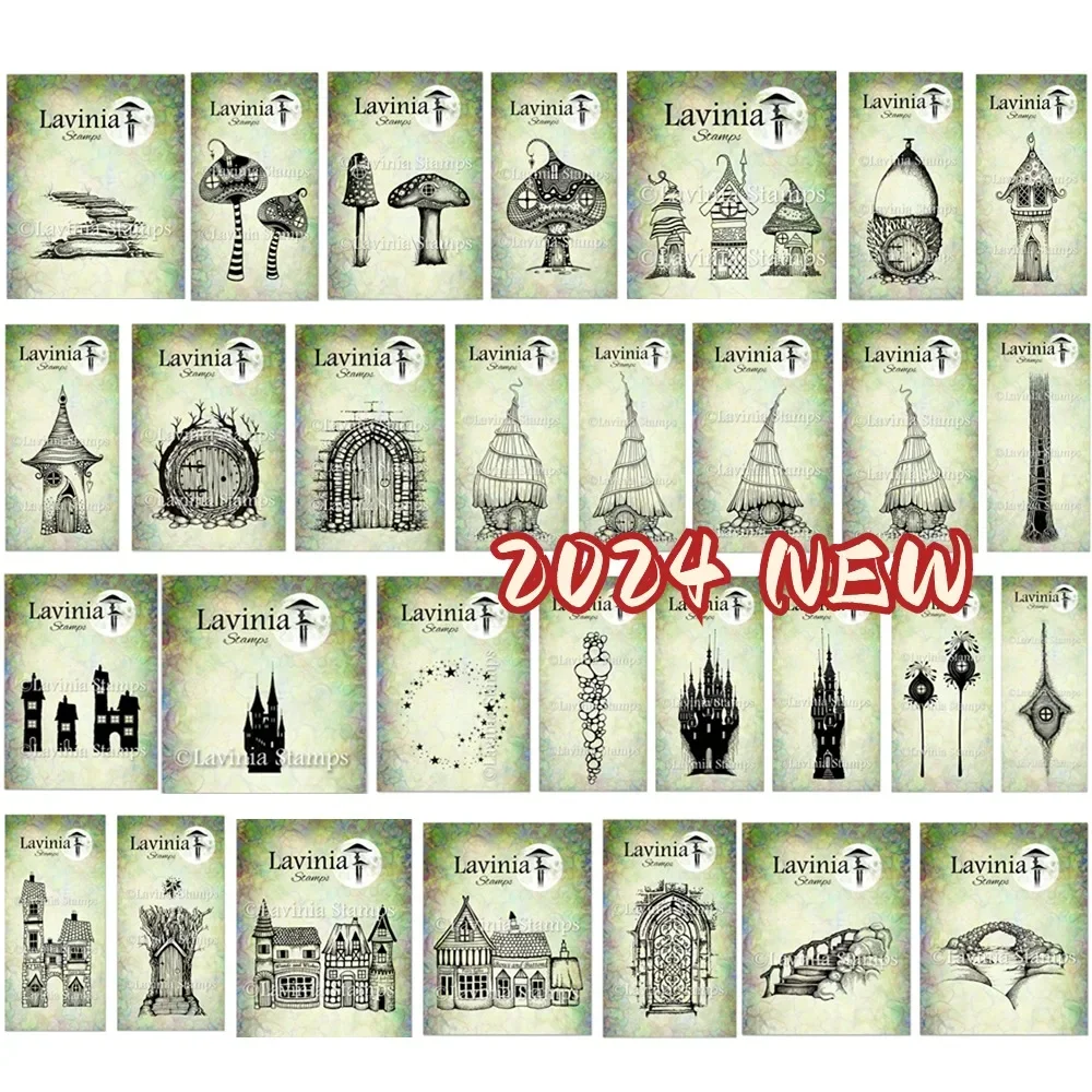 Decoration Multiple Houses and Roads Clear Silicone Stamps for DIY Scrapbooking Craft Supplies Stamp Photo Album Card Making