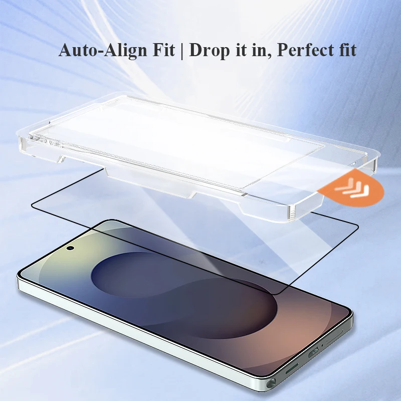 

LeReach CF For Samsung Galaxy S26 Ultra S26 Plus 5G 2pcs Tempered Glass Film Dust-Free Seal Invisible Fit Screen Protector
