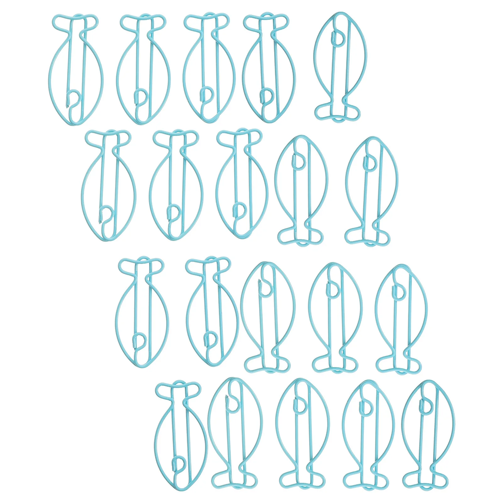 

30Pcs Cute Fish Paper Clips Set Creative Metal Clips for Documents Notebooks Scrapbooks Office School Use Paper Clip Set