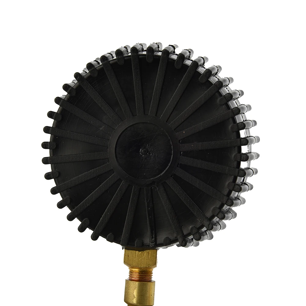 1Pc Pressure Gauge -1~60bar Accurate Air Conditioners Air Conditioning Automobiles Brass Nitrogen Pressure Replacement Spherical