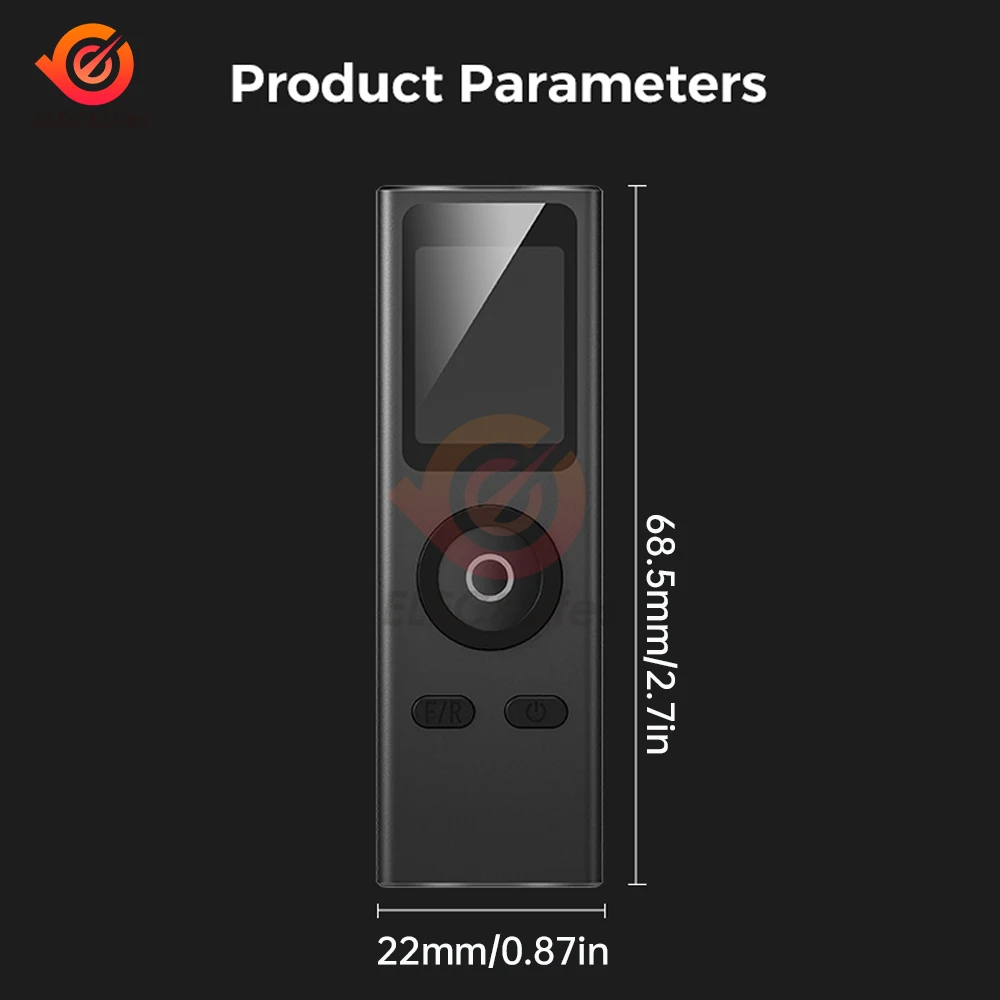 ポータブルレーザー距離計,高精度測定,USB充電器,寸法30メートル