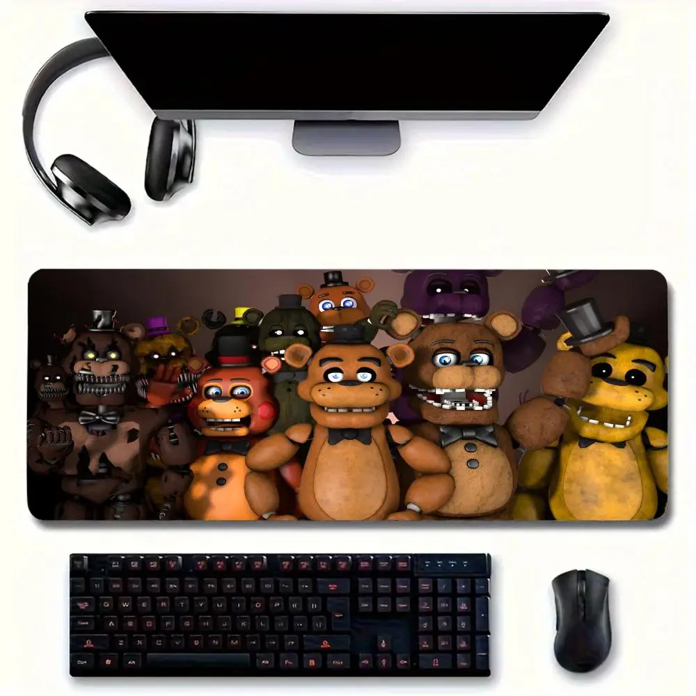 Fnaf Five-nights-At-Freddys Коврик для мыши Большой коврик для мыши для домашнего офиса Водонепроницаемый настольный коврик Компьютерный коврик для мыши Игровой коврик для мыши