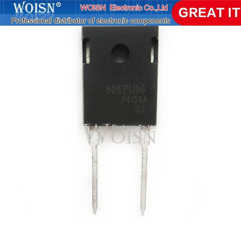 10PCS 60EPU06PBF 60EPU06 EPU6006 TO-247-2