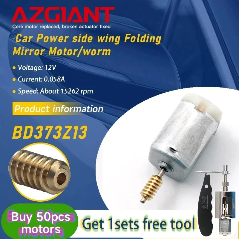 BD373Z13 DC 12V Car Mirror Power Fold Motor Power Folding Mirror Engine Worm Gear For Vauxhall Astra J/Opel Astra J Auto Parts