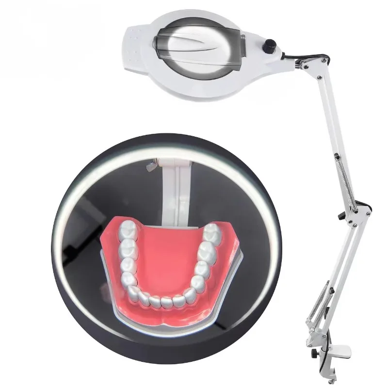 

The magnifying glass illumination light and LED light can be used for oral and dental nail clippers, carts