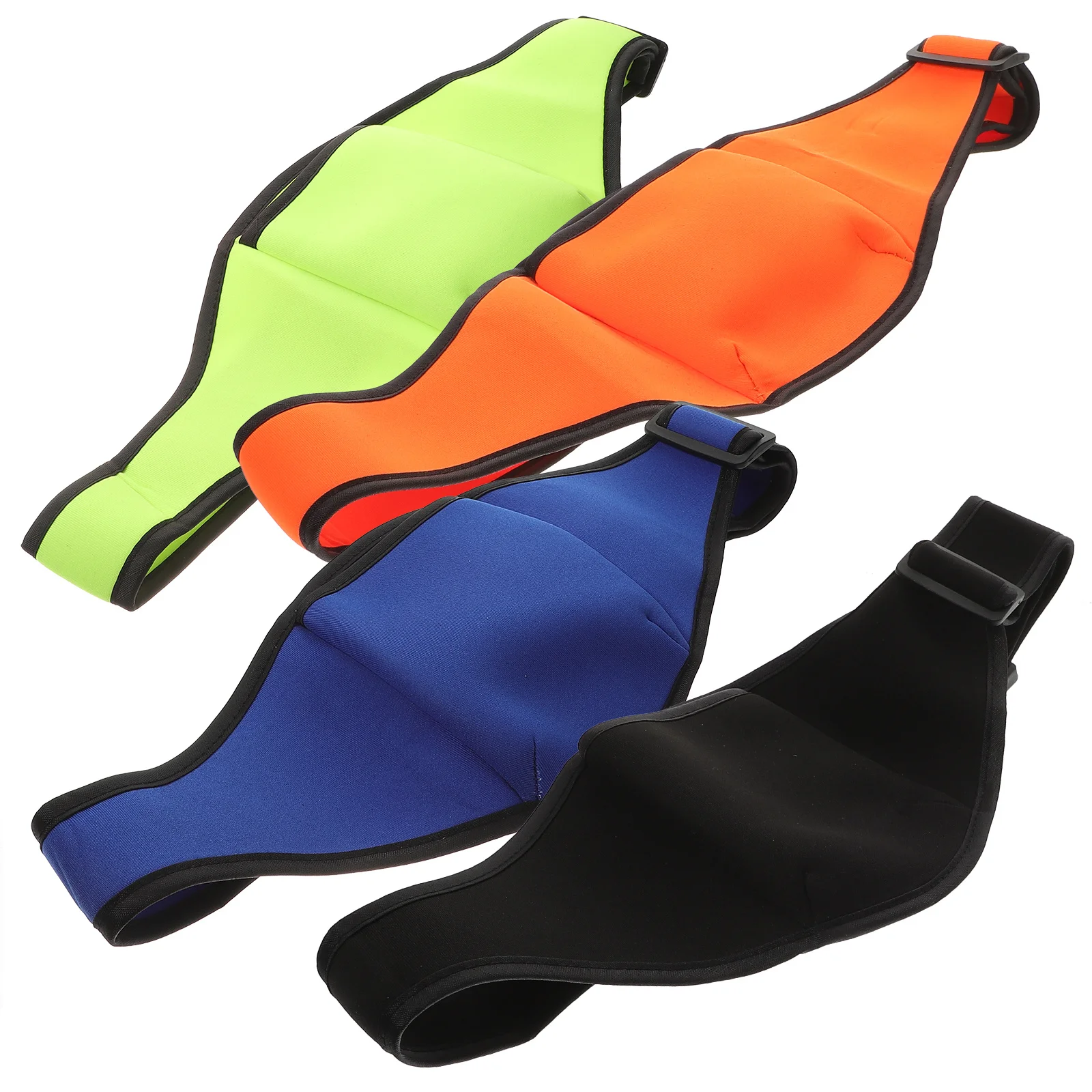 

4Pcs Mic Waist Belts Durable Practical Pocket for Microphone Storage Suitable Stage Work Dancing Costume Changes Fitness Pastors