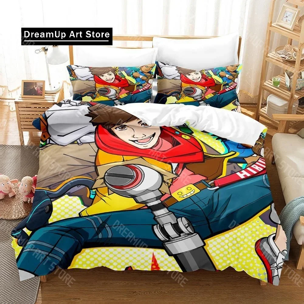 ثلاثية الأبعاد طباعة لعبة مرحبا فاي طقم سرير واحد التوأم كامل الملكة الملك الحجم طقم سرير الكبار طفل غرفة نوم حاف مجموعات غطاء المنسوجات المنزلية