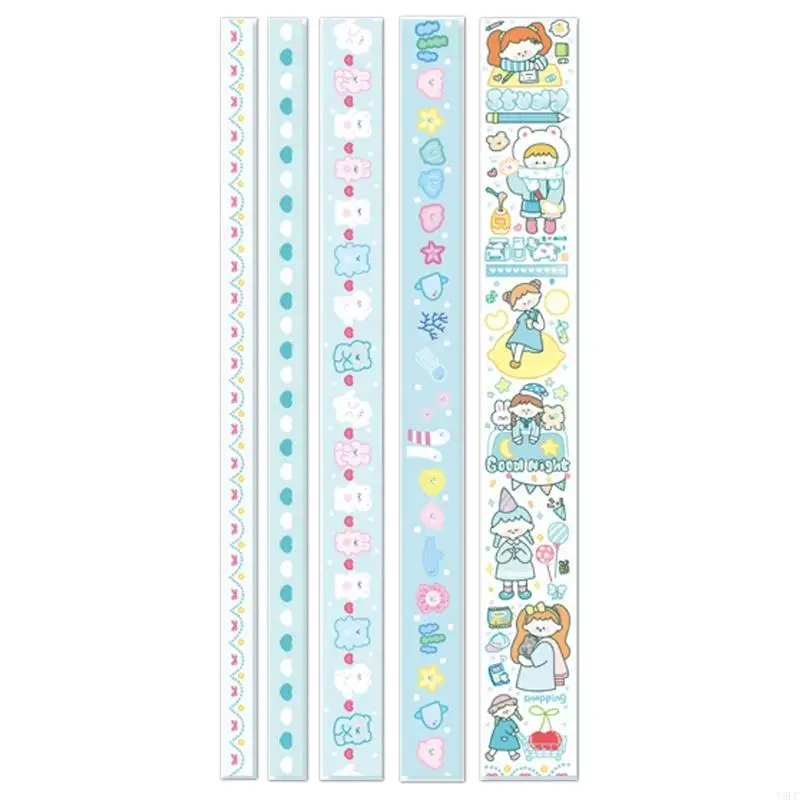 Y5LC 5pcs Tapes Tapes Tapes Sticker Tape