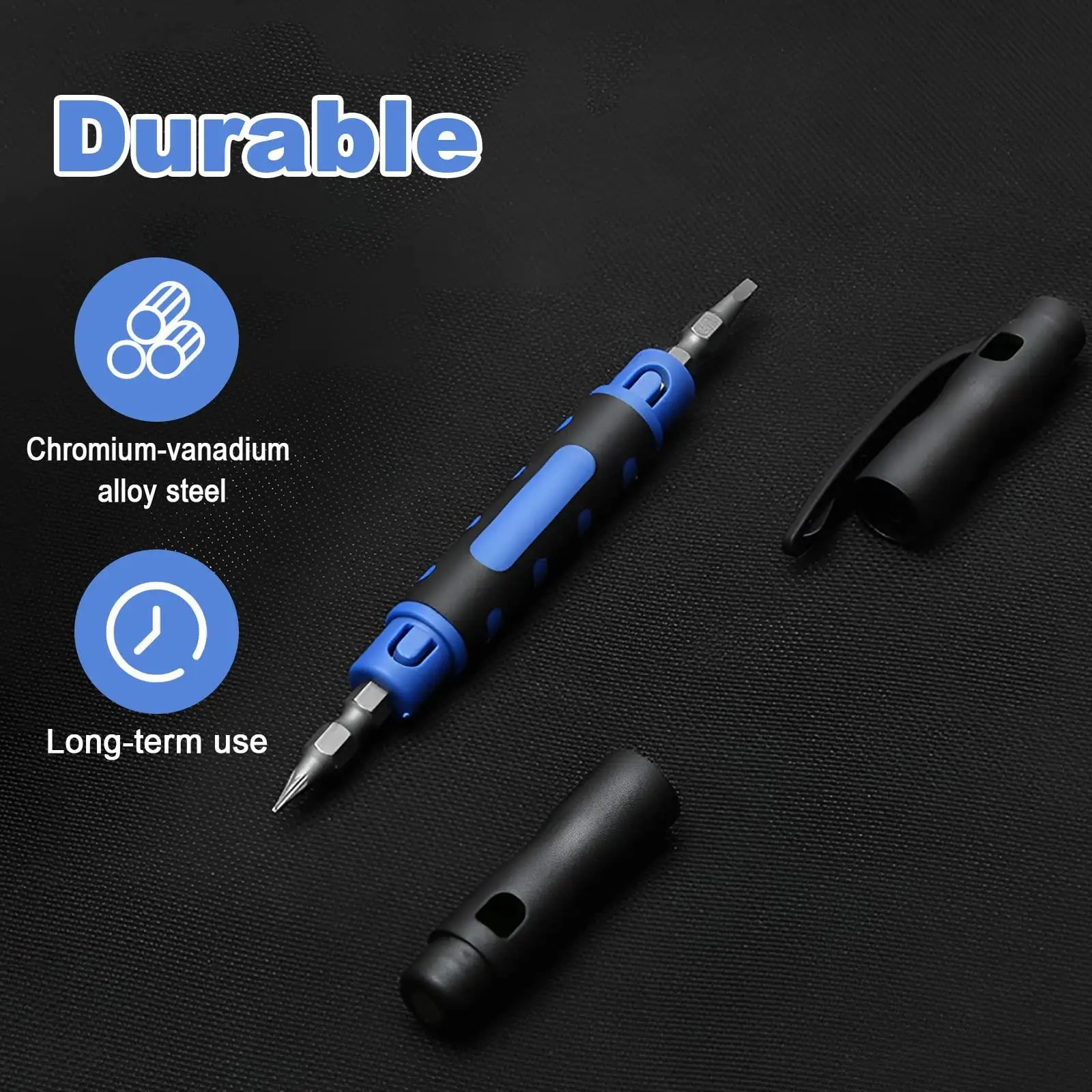 

2pack/lot 4 In 1 Pocket Screwdriver Convenient And Versatile Tool For Any Repairs Convenient Magnets