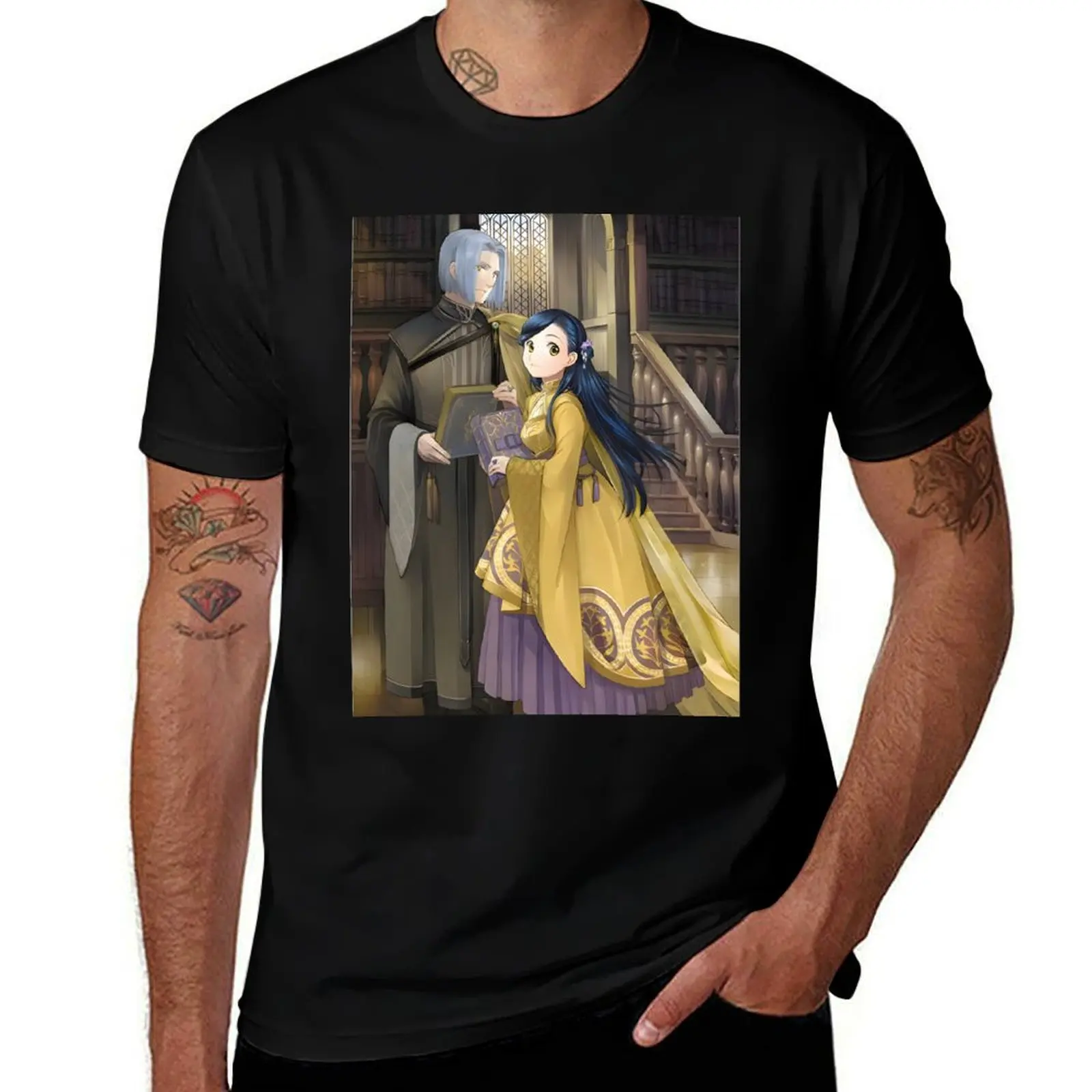 Ascendance of a Bookworm Rozemyne & Ferdinand T-Shirt Big and Tall Solid Color T-Shirt