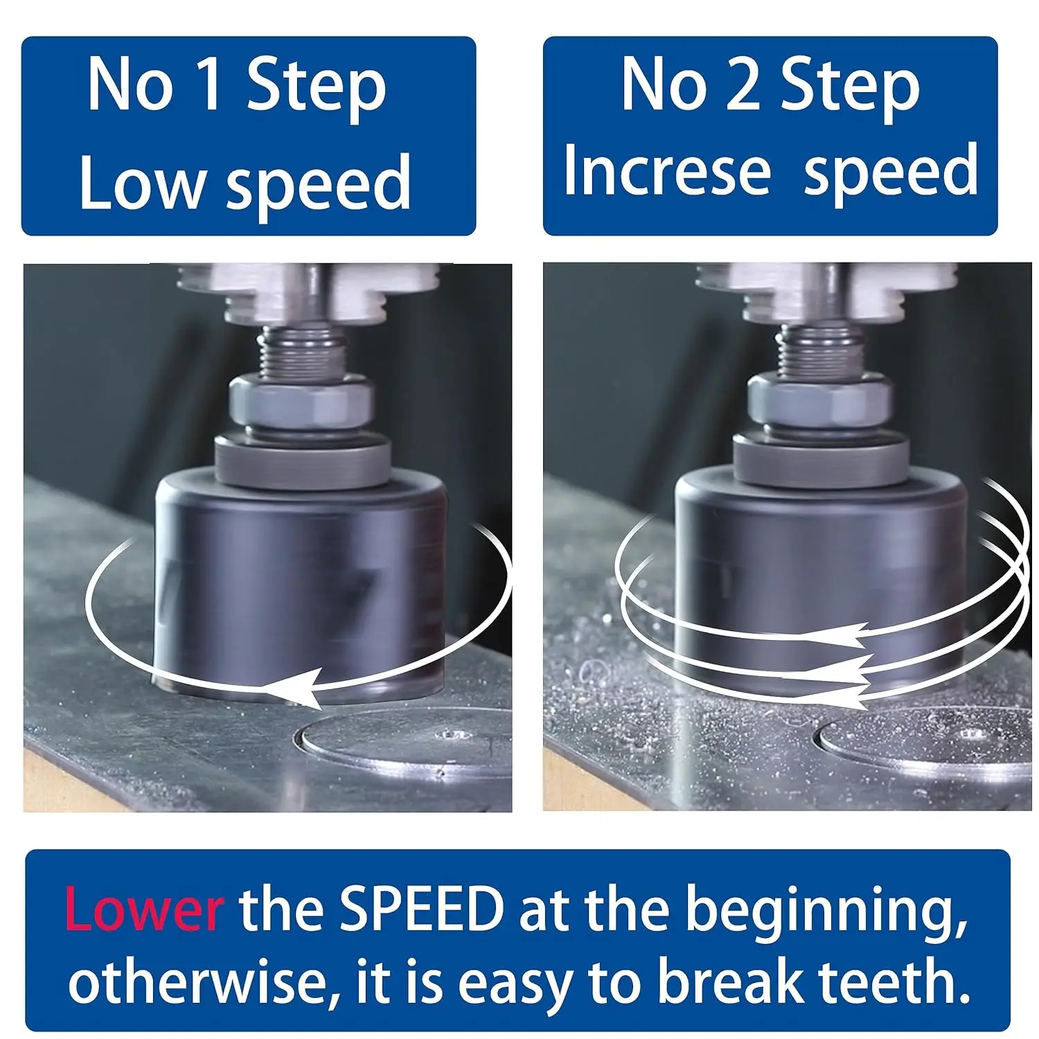 Serra Copo de 8 Polegadas para Uso Pesado em Madeira, Drywall, Plástico, Alumínio, Aço, Ferro - Design Bimetálico com Mandril