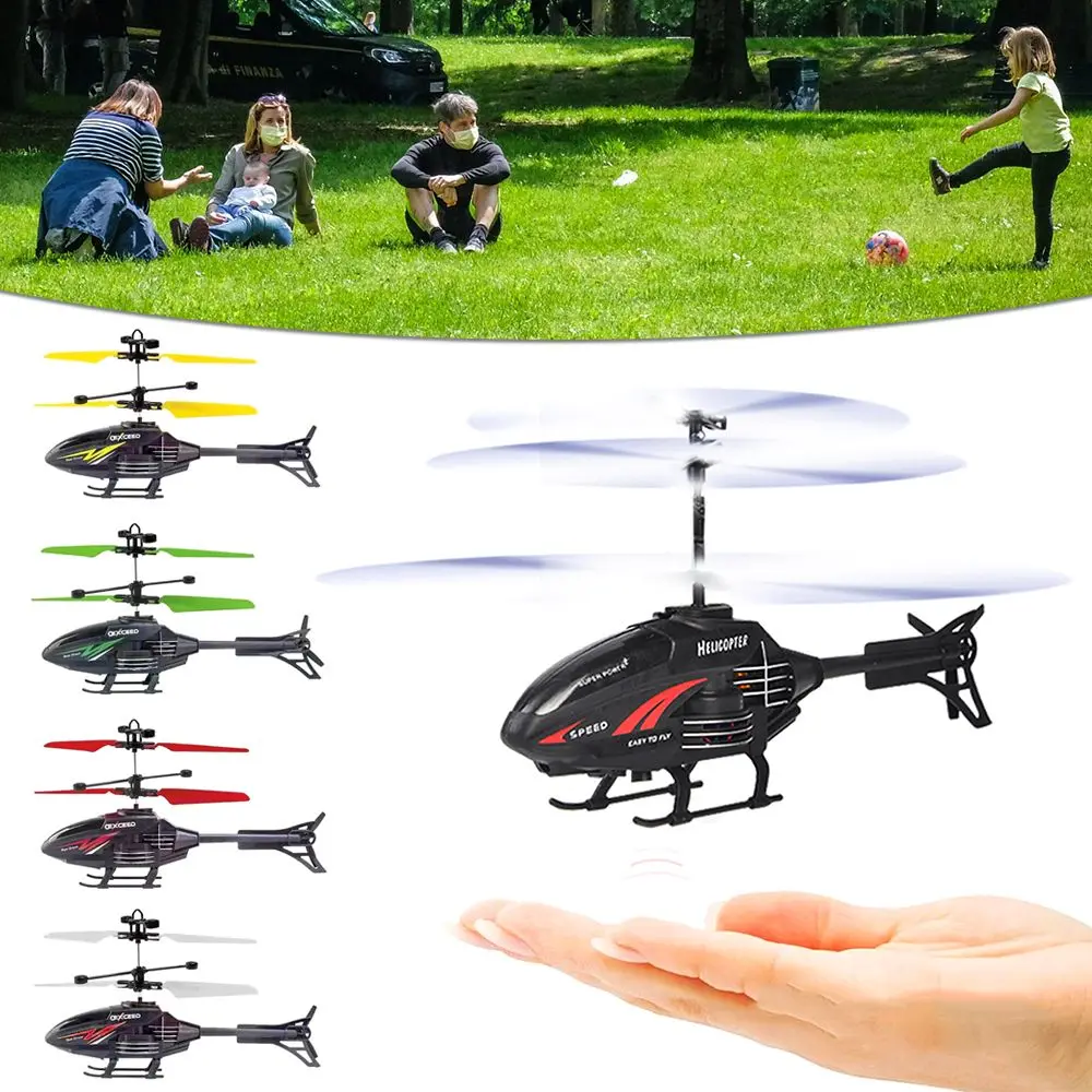 Hobbies Suspended USB Charging Rechargeable Infrared Sensor Mini Drone Flying Toys Flying Helicopter