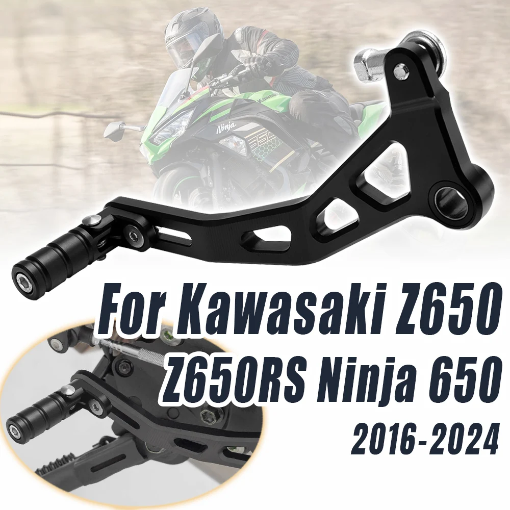 For KAWASAKI Z650 Z650RS NINJA650 Z 650 2017-2024 Gear Lever NINJA 650 Foldable Aluminum Folding Gear Shifter Shift Pedal Lever