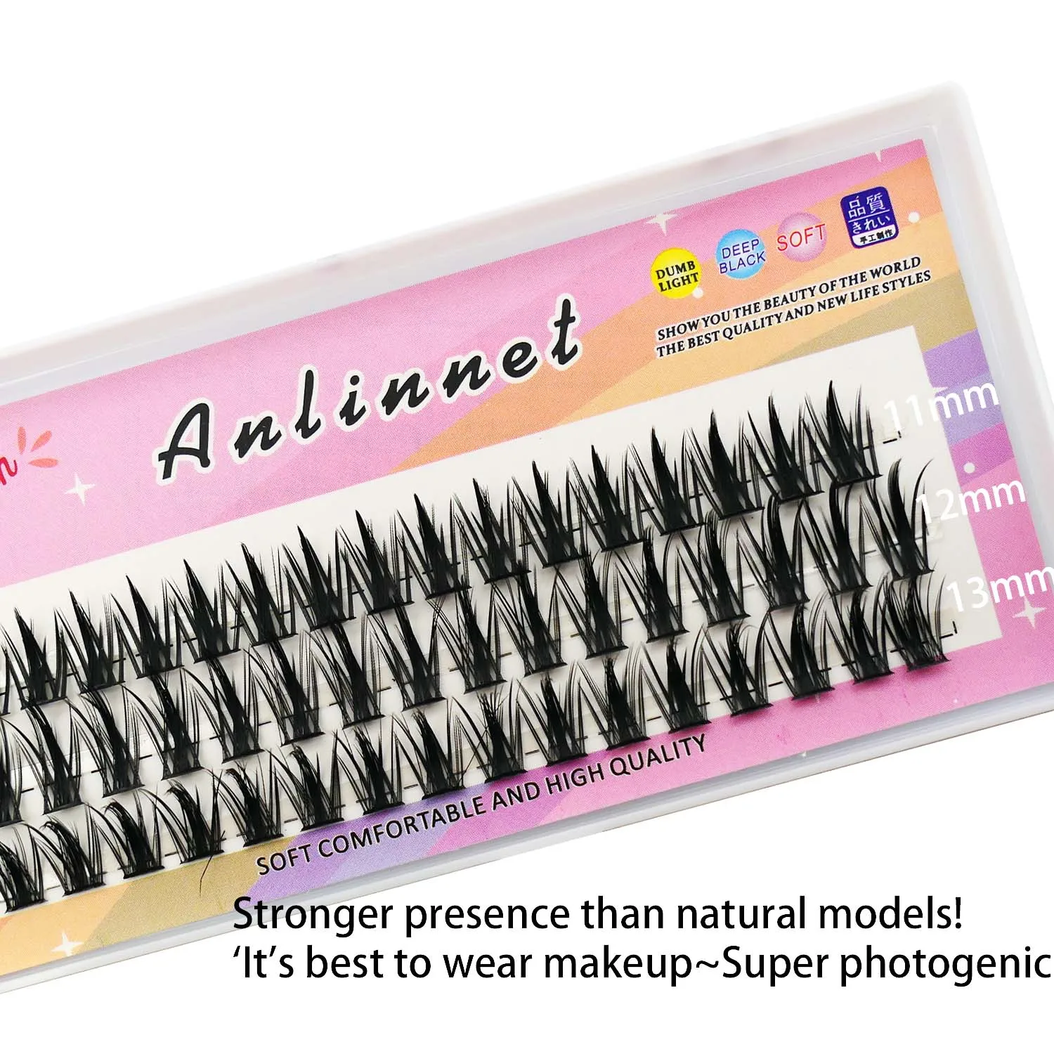 3 rijen valse wimpers lash clusters cosmetica make-up tools veer wimpers groothandel wimpers echte tas Wimper extensions