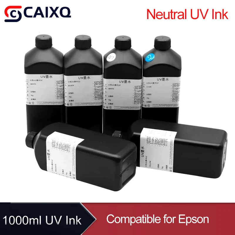 Wholesale 1L Neutral Refill UV Ink For Epson DX5/DX7/i3200/TX800/XP600 Printer