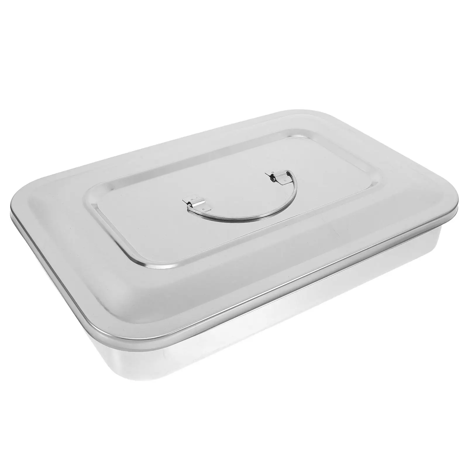 

Medical Box 115 Inch Stainless Steel High Temperature Resistance Rectangular Storage Container Portable Design